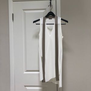 NWOT ZARA Sleeveless Tunic w/ Tie